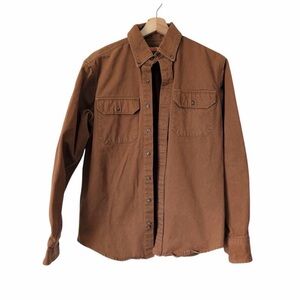 Ball and Buck Mariners Overshirt - Brown Canvas - Size Small